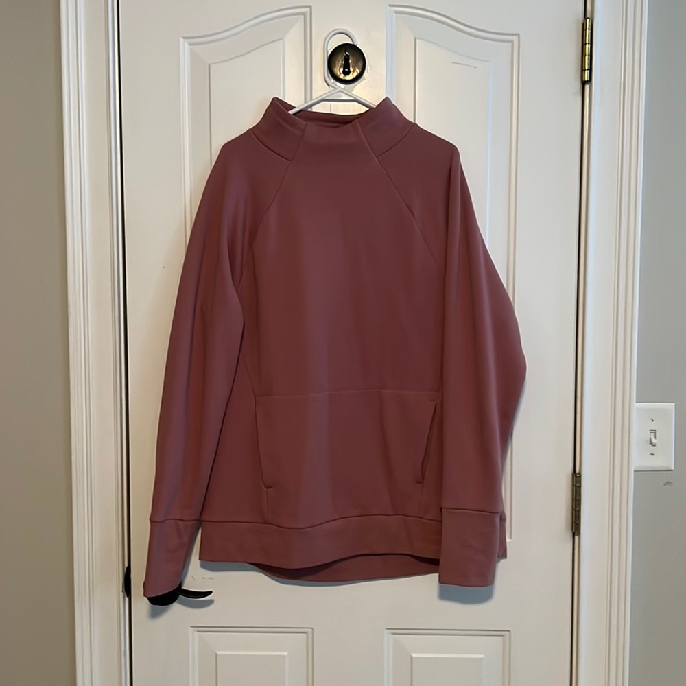 Mock neck sweatshirt